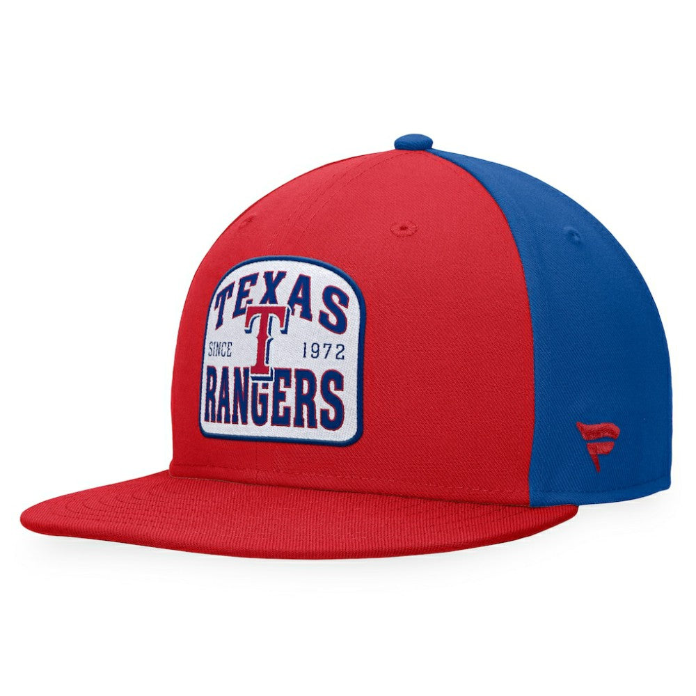 Texas Rangers Fanatics Cycle Snapback Hat Lifestyle