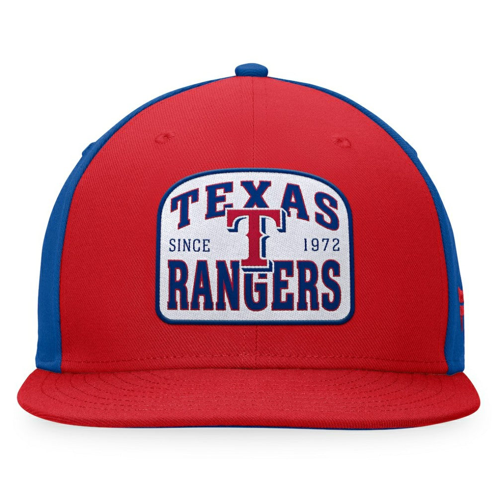Texas Rangers Fanatics Cycle Snapback Hat Lifestyle