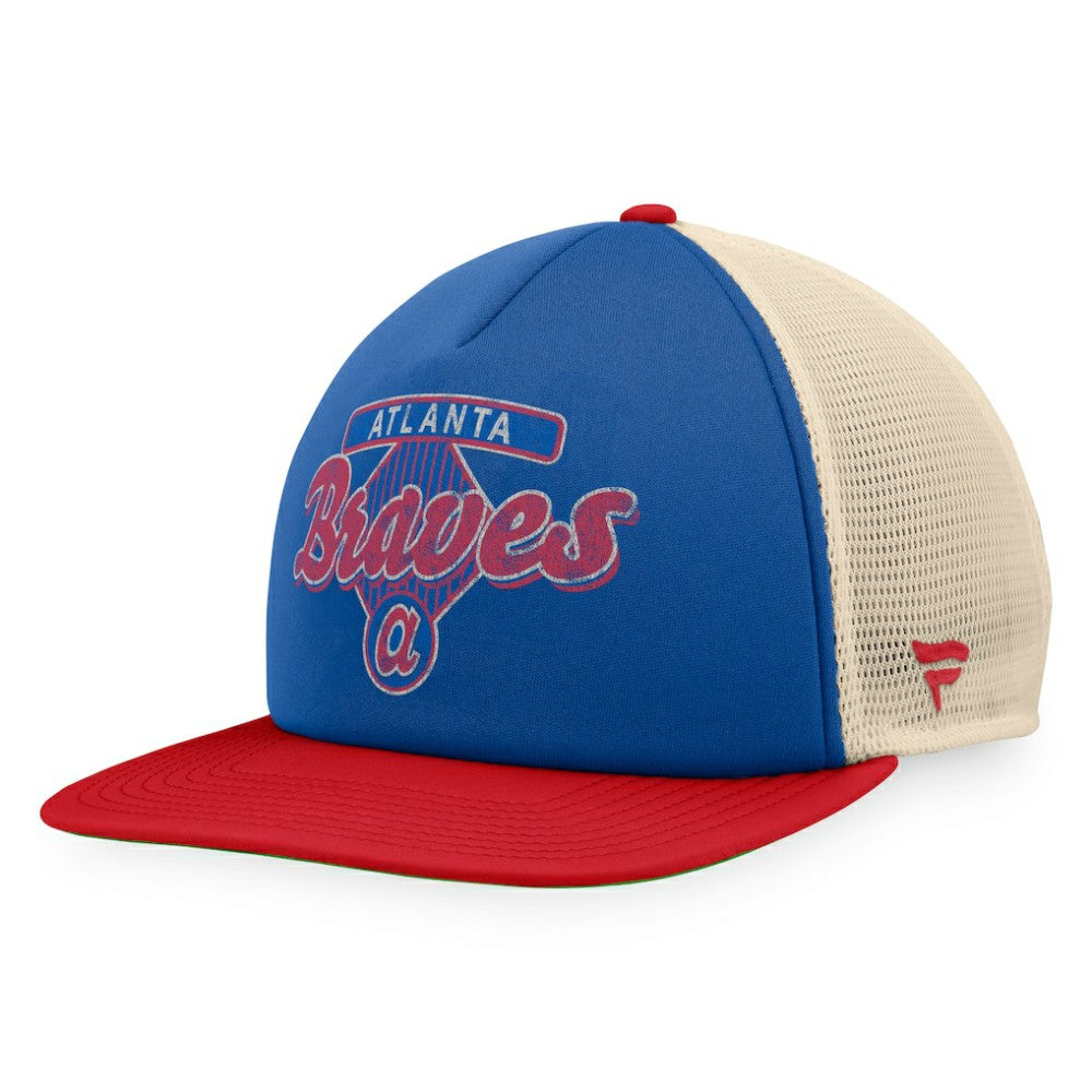 Atlanta Braves Fanatics Cooperstown Collection Talley Foam Trucker Snapback Hat Near Me
