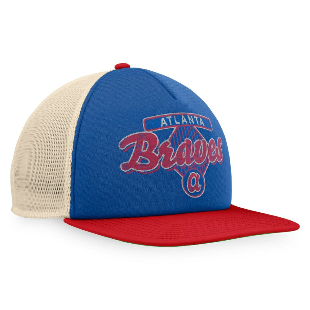 Atlanta Braves Fanatics Cooperstown Collection Talley Foam Trucker Snapback Hat Near Me