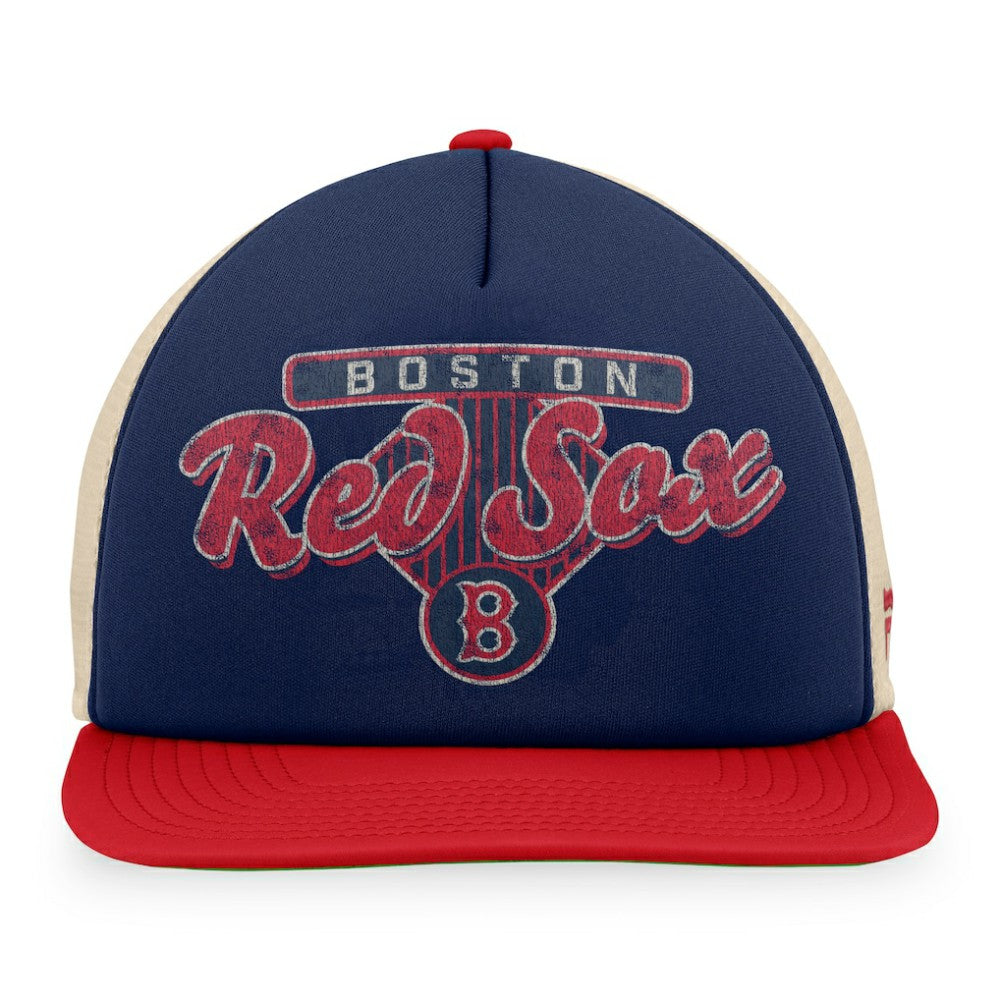 Boston Red Sox Fanatics Cooperstown Collection Talley Foam Trucker Snapback Hat Near Me