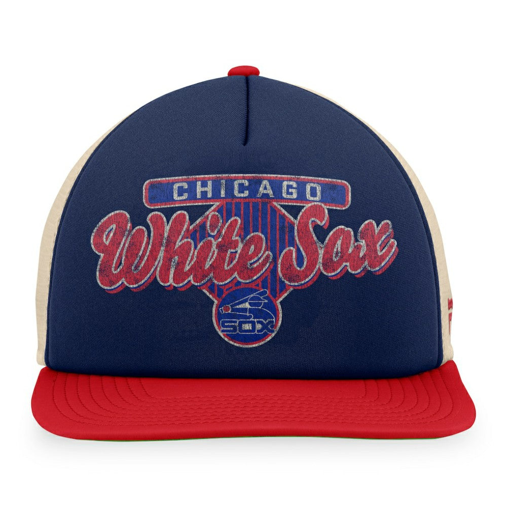 Chicago White Sox Fanatics Cooperstown Collection Talley Foam Trucker Snapback Hat discount
