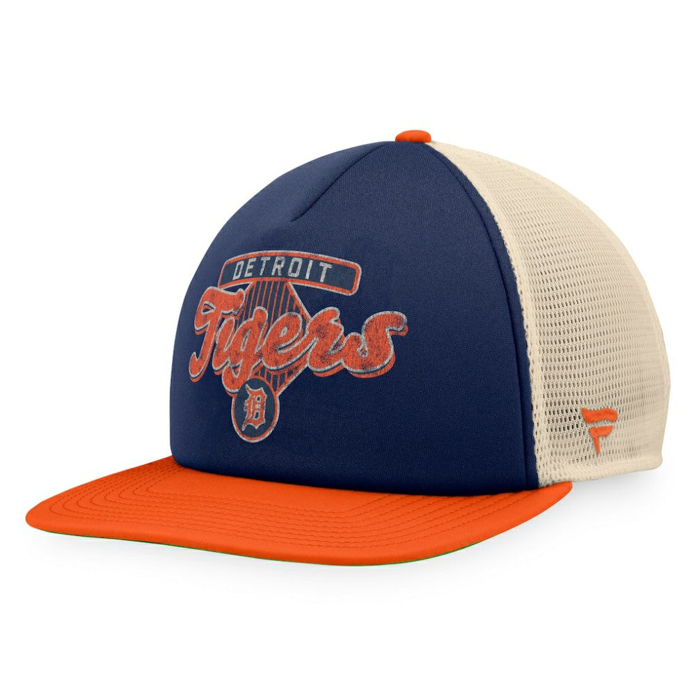 Detroit Tigers Fanatics Cooperstown Collection Talley Foam Trucker Snapback Hat Sale