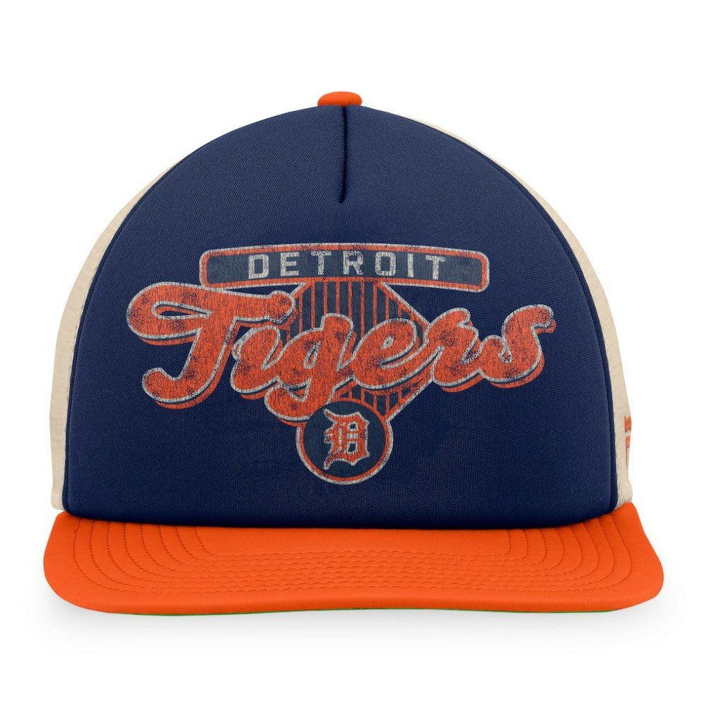 Detroit Tigers Fanatics Cooperstown Collection Talley Foam Trucker Snapback Hat Sale