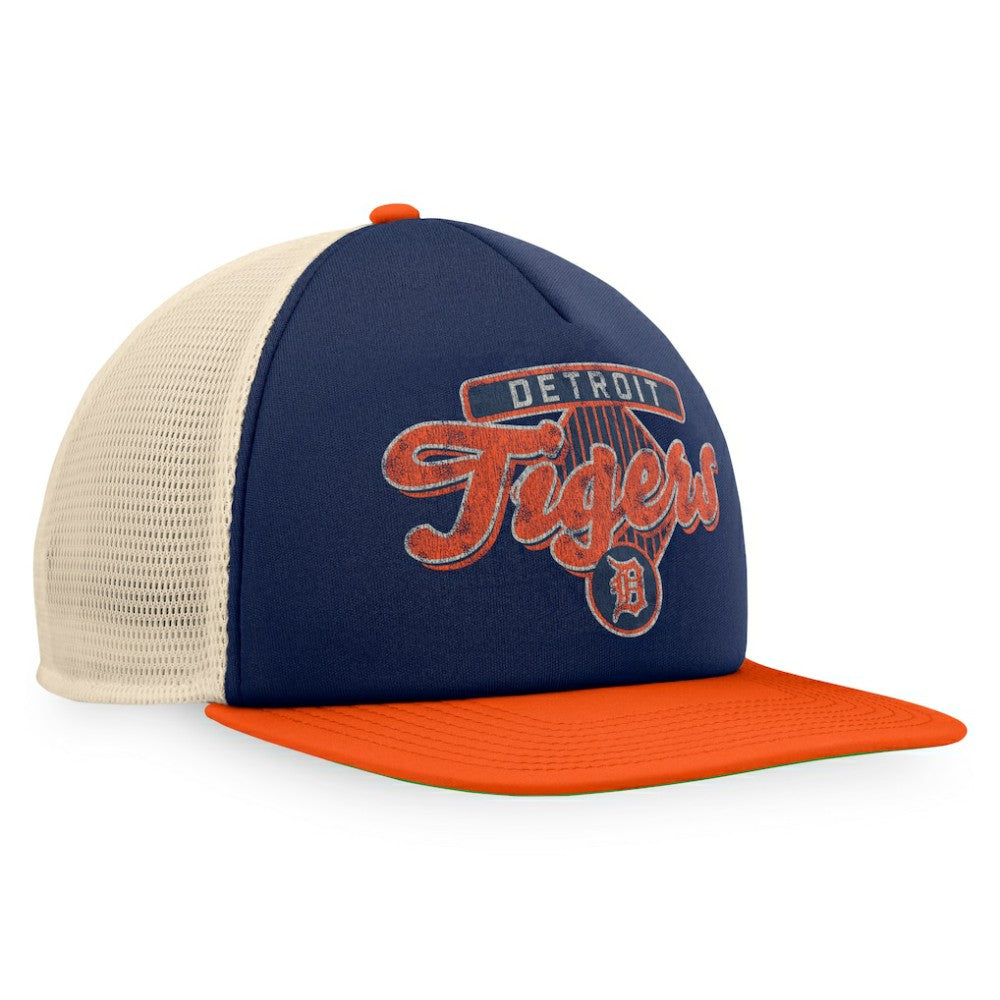 Detroit Tigers Fanatics Cooperstown Collection Talley Foam Trucker Snapback Hat Sale