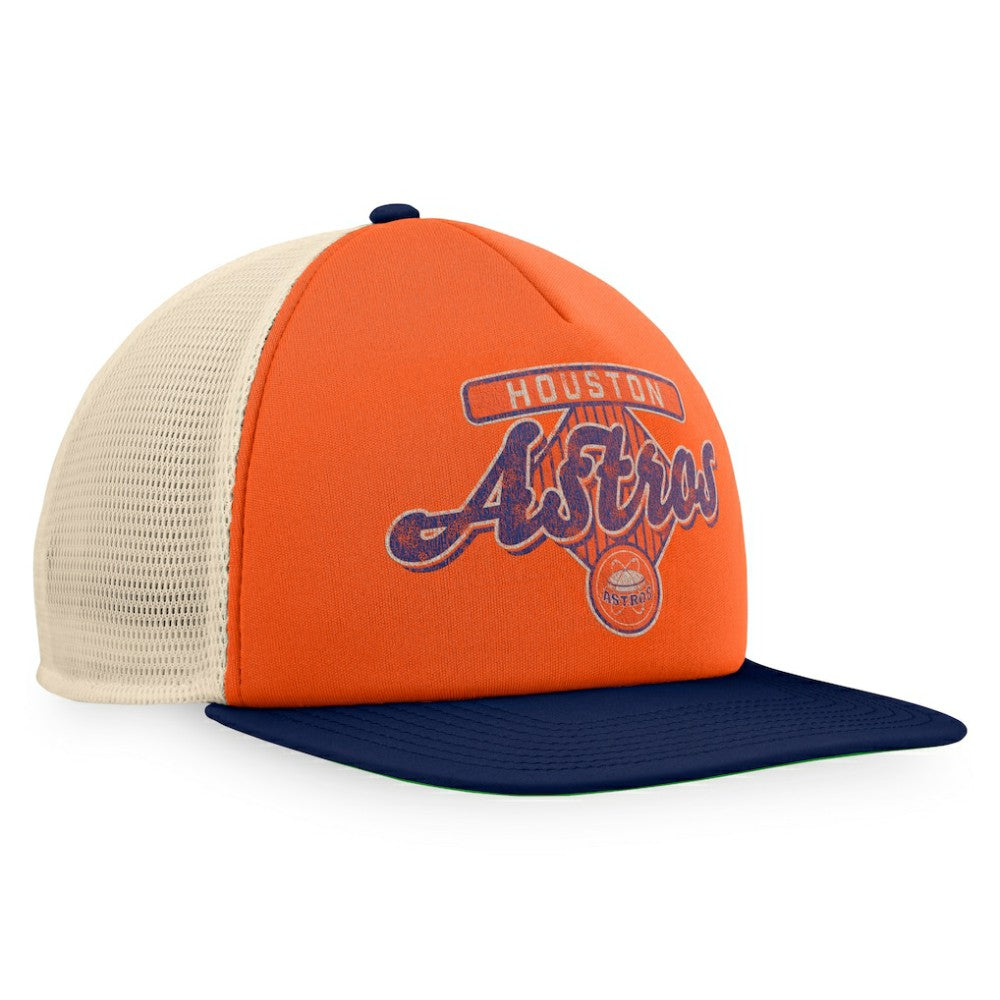 Houston Astros Fanatics Cooperstown Collection Talley Foam Trucker Snapback Hat discount