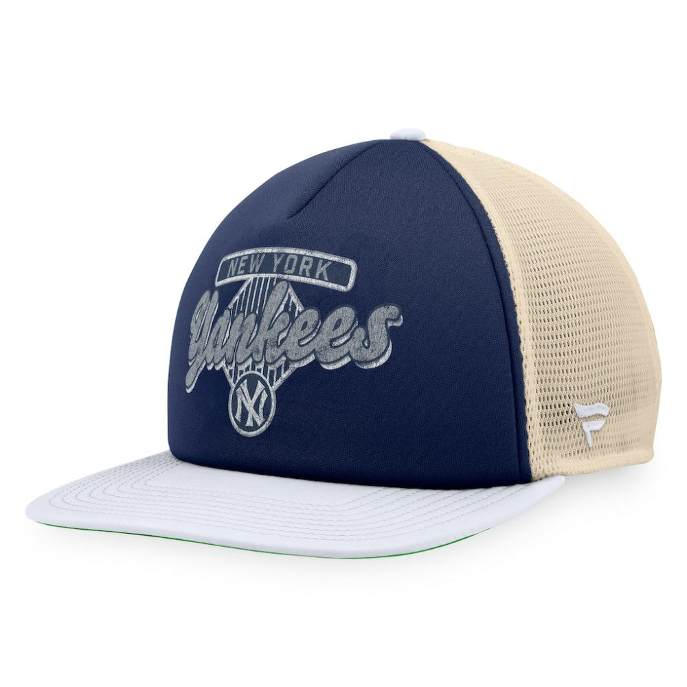 New York Yankees Fanatics Cooperstown Collection Talley Foam Trucker Snapback Hat On Sale