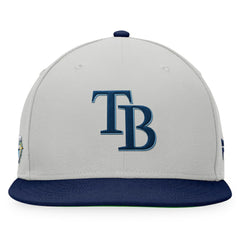 Tampa Bay Rays Fanatics Glory Days Two-Tone Snapback Hat Lifestyle