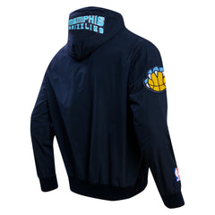 NBA - Memphis Grizzlies Pro Standard Hybrid Full-Zip Hoodie - Navy