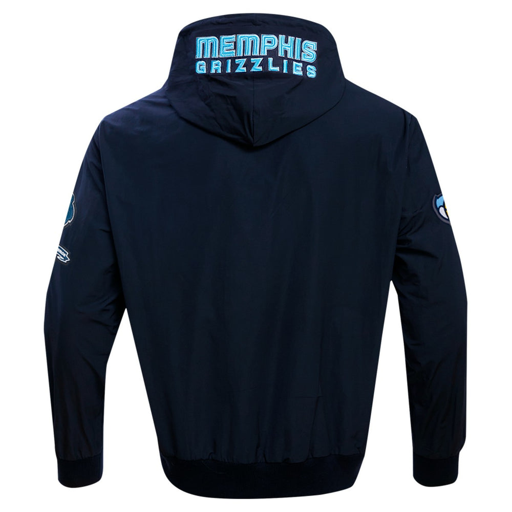 NBA - Memphis Grizzlies Pro Standard Hybrid Full-Zip Hoodie - Navy