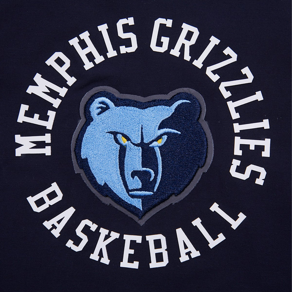 NBA - Memphis Grizzlies Pro Standard Hybrid Full-Zip Hoodie - Navy