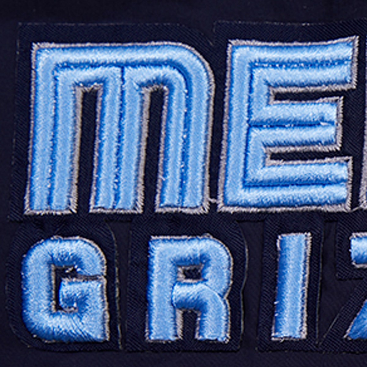 NBA - Memphis Grizzlies Pro Standard Hybrid Full-Zip Hoodie - Navy