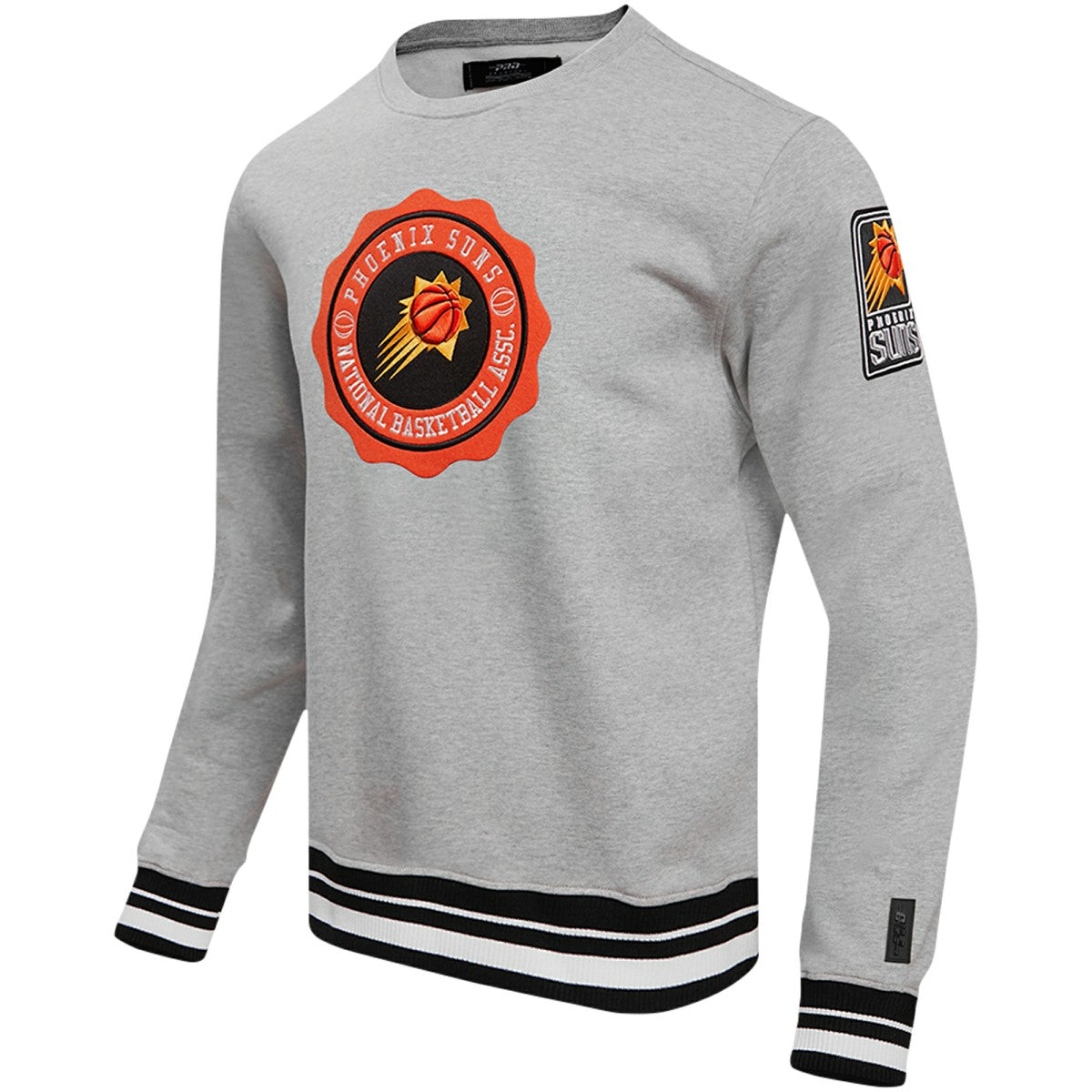 NBA - Phoenix Suns Pro Standard Crest Emblem Pullover Sweatshirt - Heather Gray