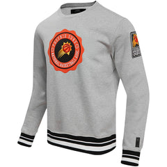 NBA - Phoenix Suns Pro Standard Crest Emblem Pullover Sweatshirt - Heather Gray