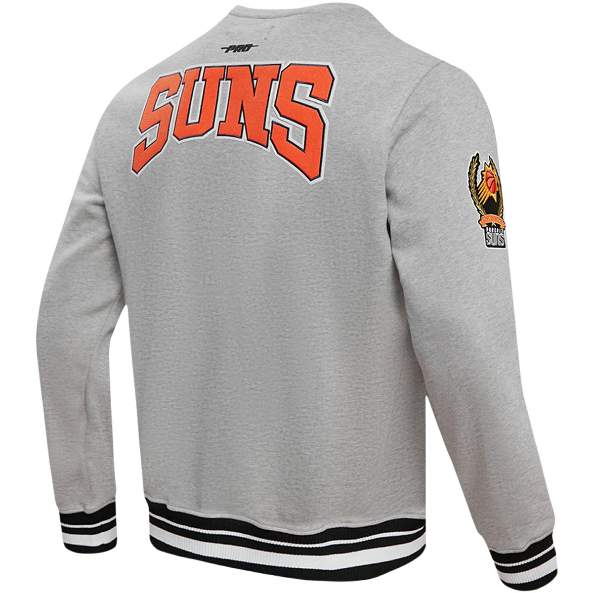 NBA - Phoenix Suns Pro Standard Crest Emblem Pullover Sweatshirt - Heather Gray