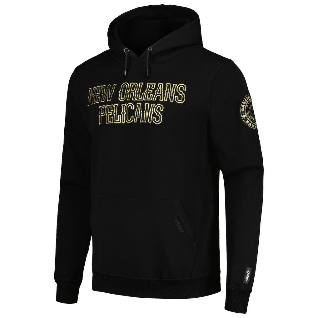 NBA - New Orleans Pelicans Pro Standard Black & Gold Pullover Hoodie