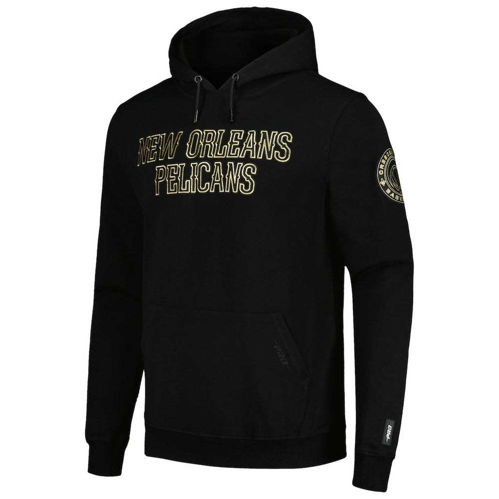 NBA - New Orleans Pelicans Pro Standard Black & Gold Pullover Hoodie