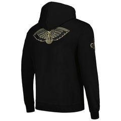 NBA - New Orleans Pelicans Pro Standard Black & Gold Pullover Hoodie