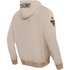 NBA - New Orleans Pelicans Pro Standard Hybrid Full-Zip Hoodie - Khaki