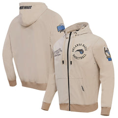 NBA - Orlando Magic Pro Standard Hybrid Full-Zip Hoodie - Khaki