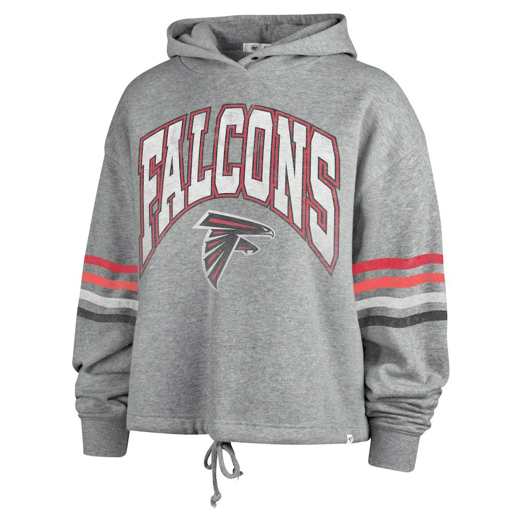 Atlanta Falcons '47 Women's Upland Bennett Pullover Hoodie Heather Gray - 47 brand