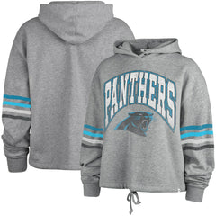 Carolina Panthers '47 Women's Upland Bennett Pullover Hoodie Heather Gray - 47 brand