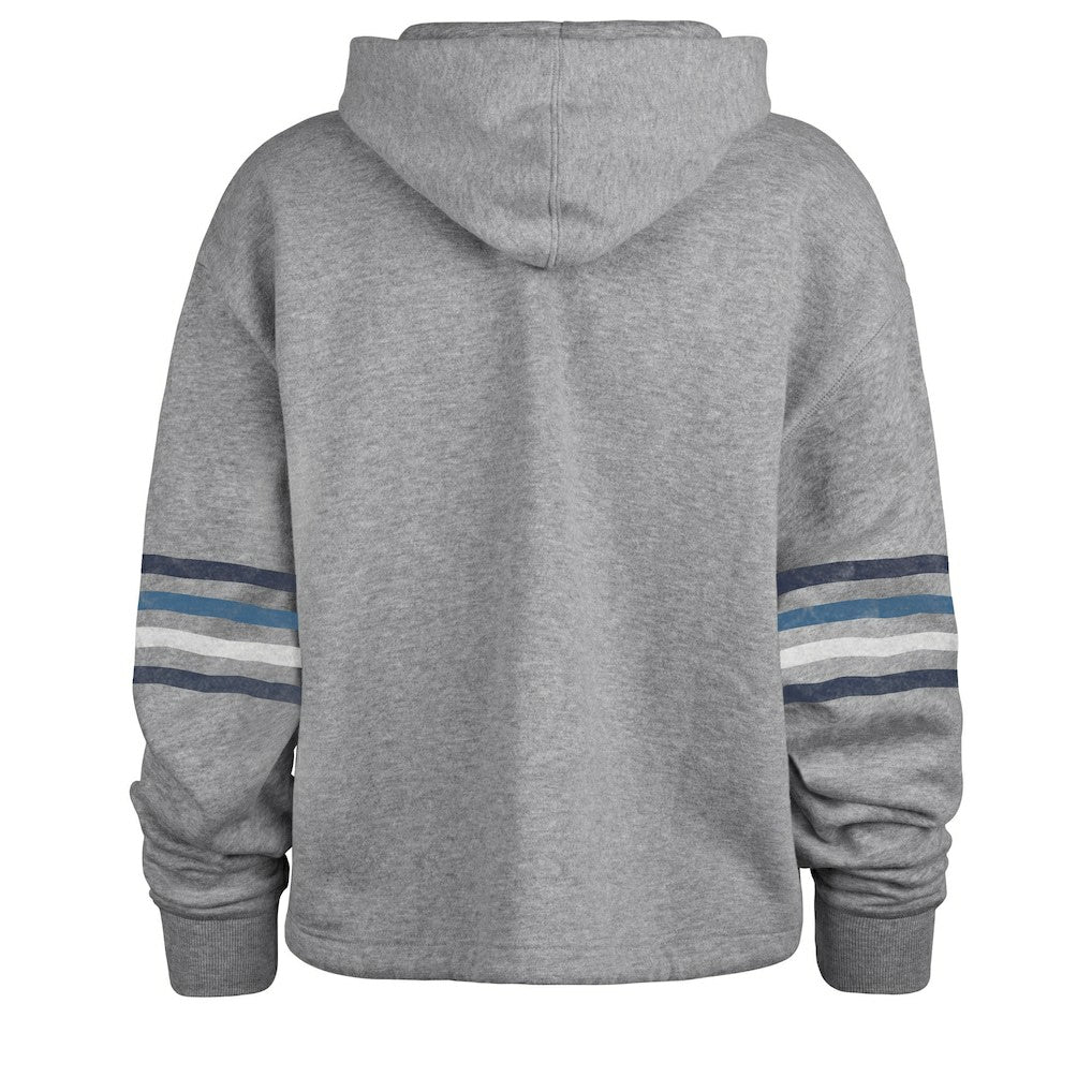 Dallas Cowboys '47 Women's Upland Bennett Pullover Hoodie Heather Gray - 47 brand
