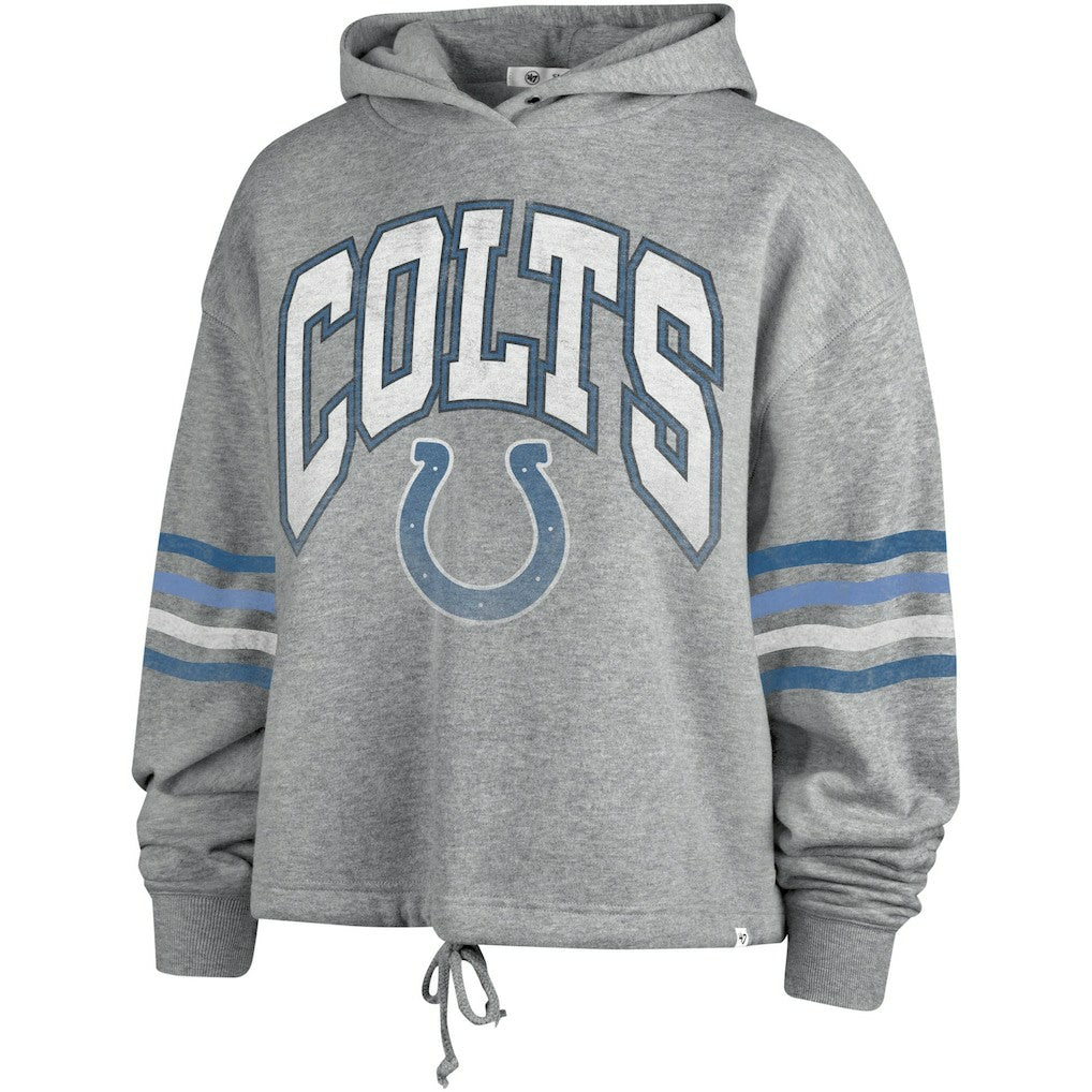 Indianapolis Colts '47 Women's Upland Bennett Pullover Hoodie Heather Gray - 47 brand