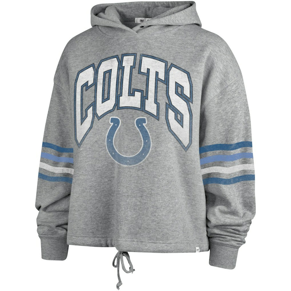 Indianapolis Colts '47 Women's Upland Bennett Pullover Hoodie Heather Gray - 47 brand