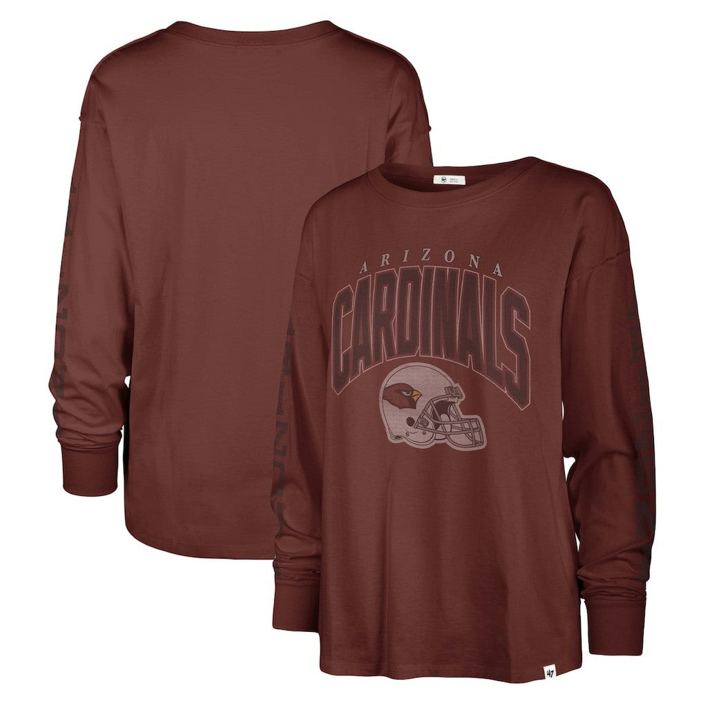 Arizona Cardinals '47 Women's Tom Cat Lightweight Long Sleeve T-Shirt Cardinal - 47 brand