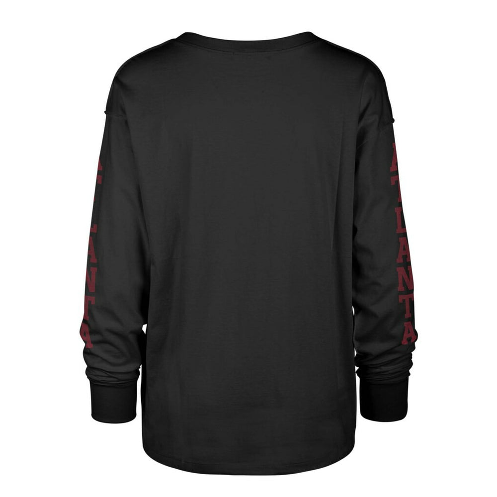 Atlanta Falcons '47 Women's Tom Cat Lightweight Long Sleeve T-Shirt Black - 47 brand