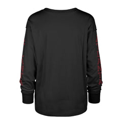 Atlanta Falcons '47 Women's Tom Cat Lightweight Long Sleeve T-Shirt Black - 47 brand