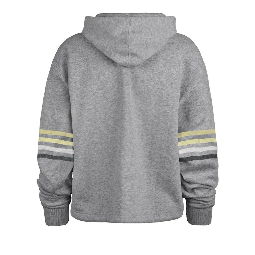 New Orleans Saints '47 Women's Upland Bennett Pullover Hoodie Heather Gray - 47 brand