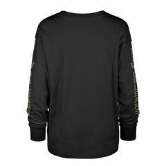 New Orleans Saints '47 Women's Tom Cat Lightweight Long Sleeve T-Shirt Black - 47 brand