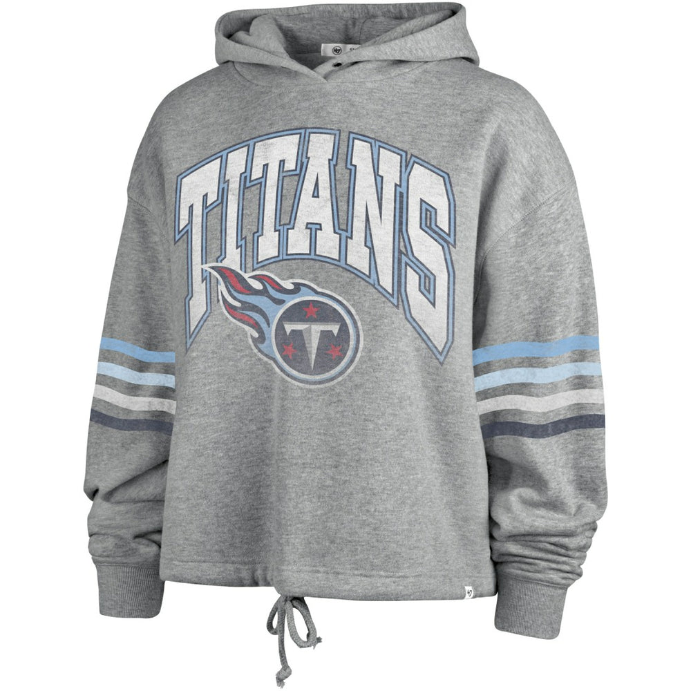 Tennessee Titans '47 Women's Upland Bennett Pullover Hoodie Heather Gray - 47 brand