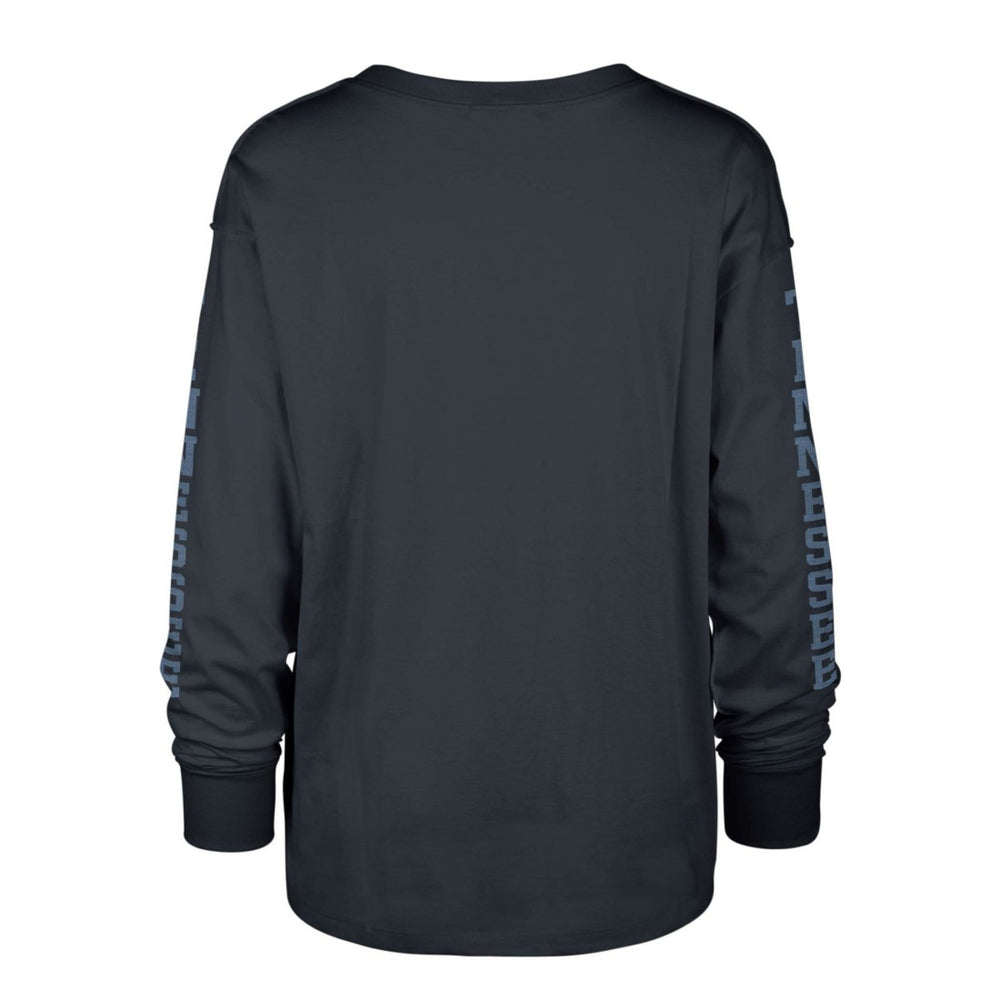 Tennessee Titans '47 Women's Tom Cat Lightweight Long Sleeve T-Shirt Navy - 47 brand