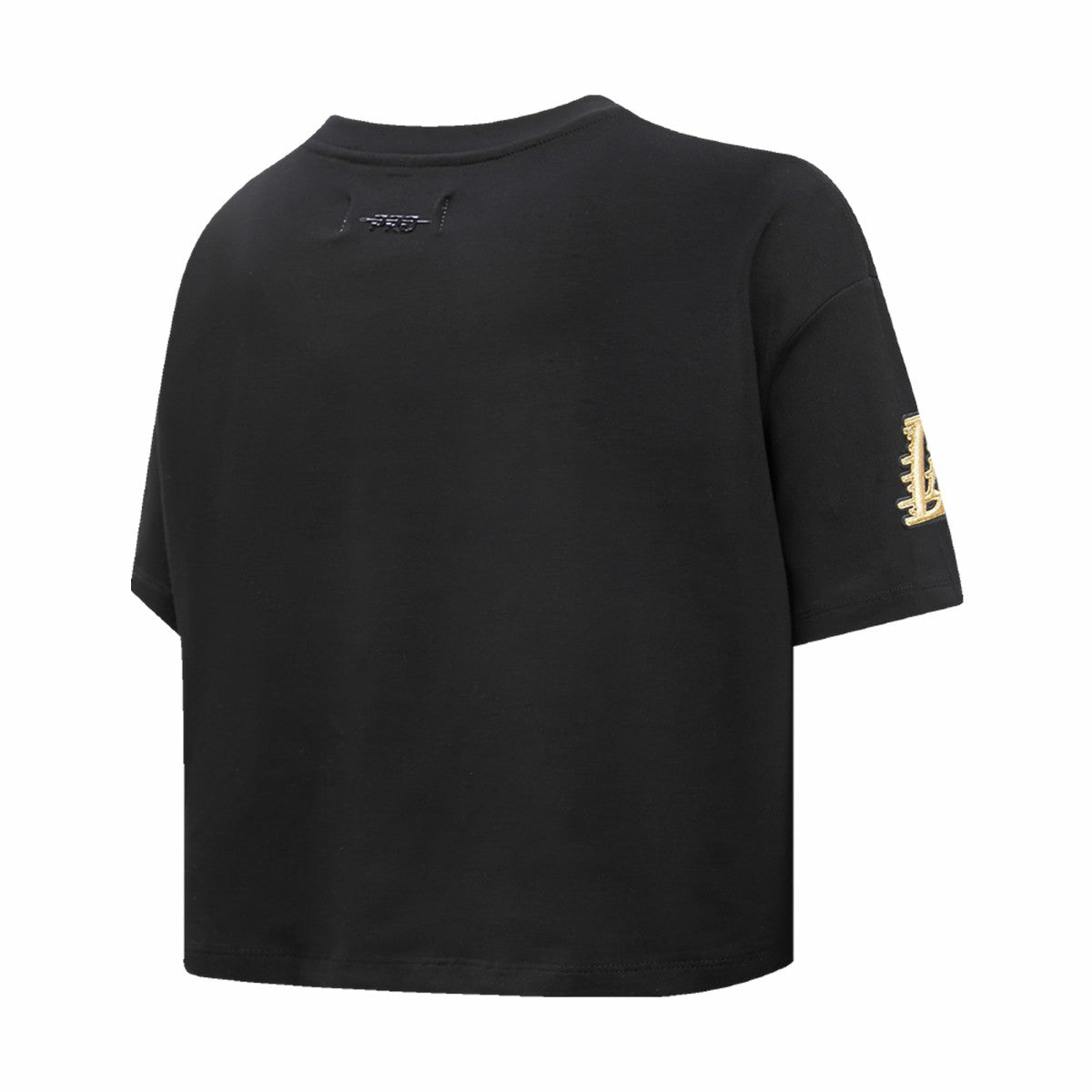 NBA - Los Angeles Lakers Pro Standard Women's Holiday Glam Boxy T-Shirt - Black