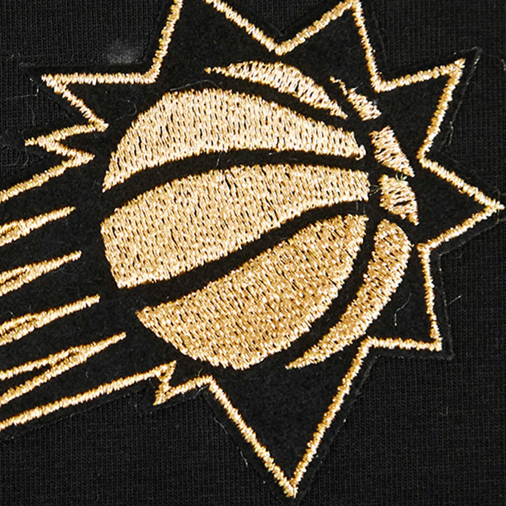 NBA - Phoenix Suns Pro Standard Women's Holiday Glam Boxy T-Shirt - Black