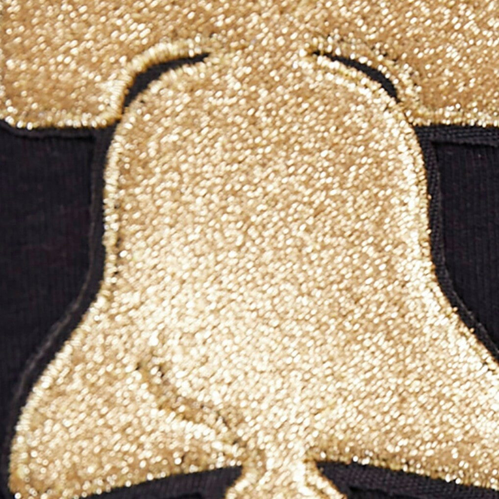 NBA - Philadelphia 76ers Pro Standard Women's Holiday Glam Boxy T-Shirt - Black