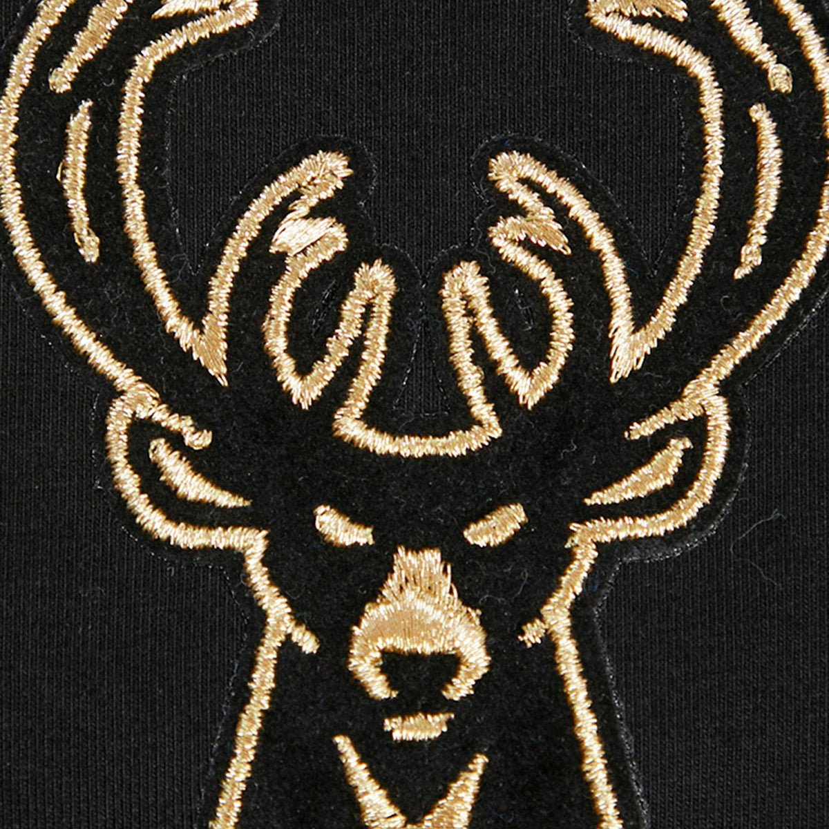 NBA - Milwaukee Bucks Pro Standard Women's Holiday Glam Boxy T-Shirt - Black
