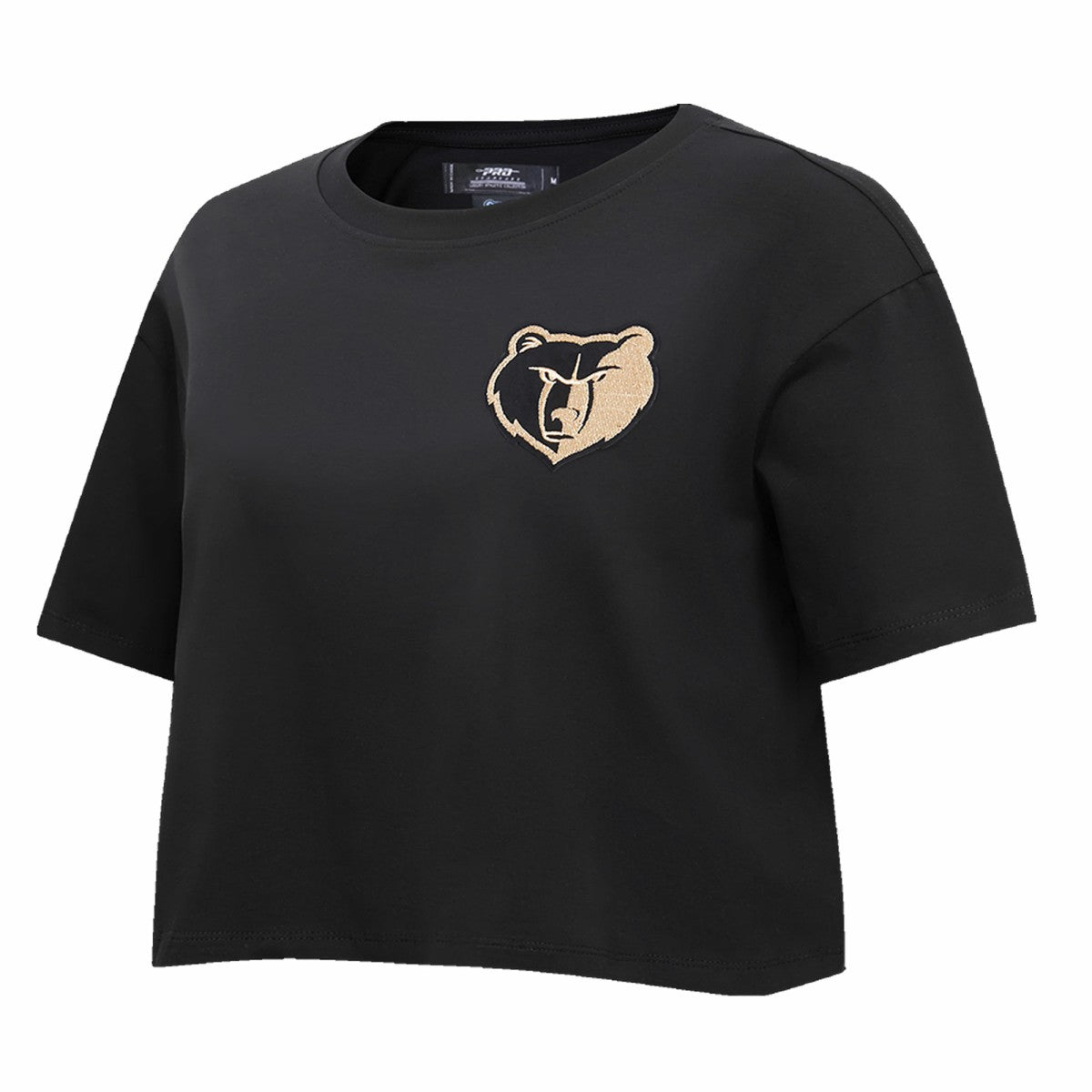 NBA - Memphis Grizzlies Pro Standard Women's Holiday Glam Boxy T-Shirt - Black
