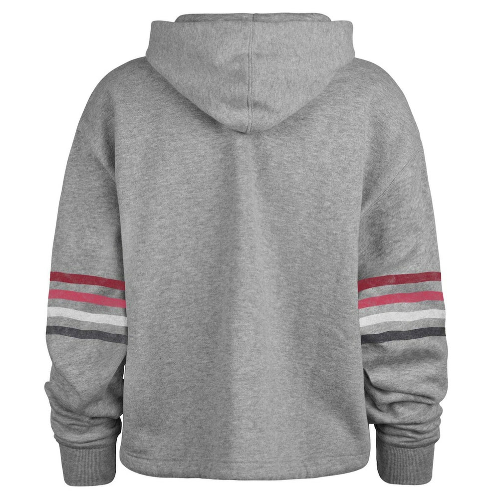 Arizona Cardinals '47 Women's Upland Bennett Pullover Hoodie Heather Gray - 47 brand