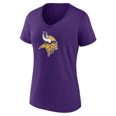 Minnesota Vikings Women's Mother's Day V-Neck T-Shirt Purple - Fanatics