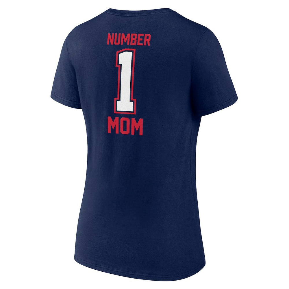 New England Patriots Women's Mother's Day V-Neck T-Shirt Navy - Fanatics