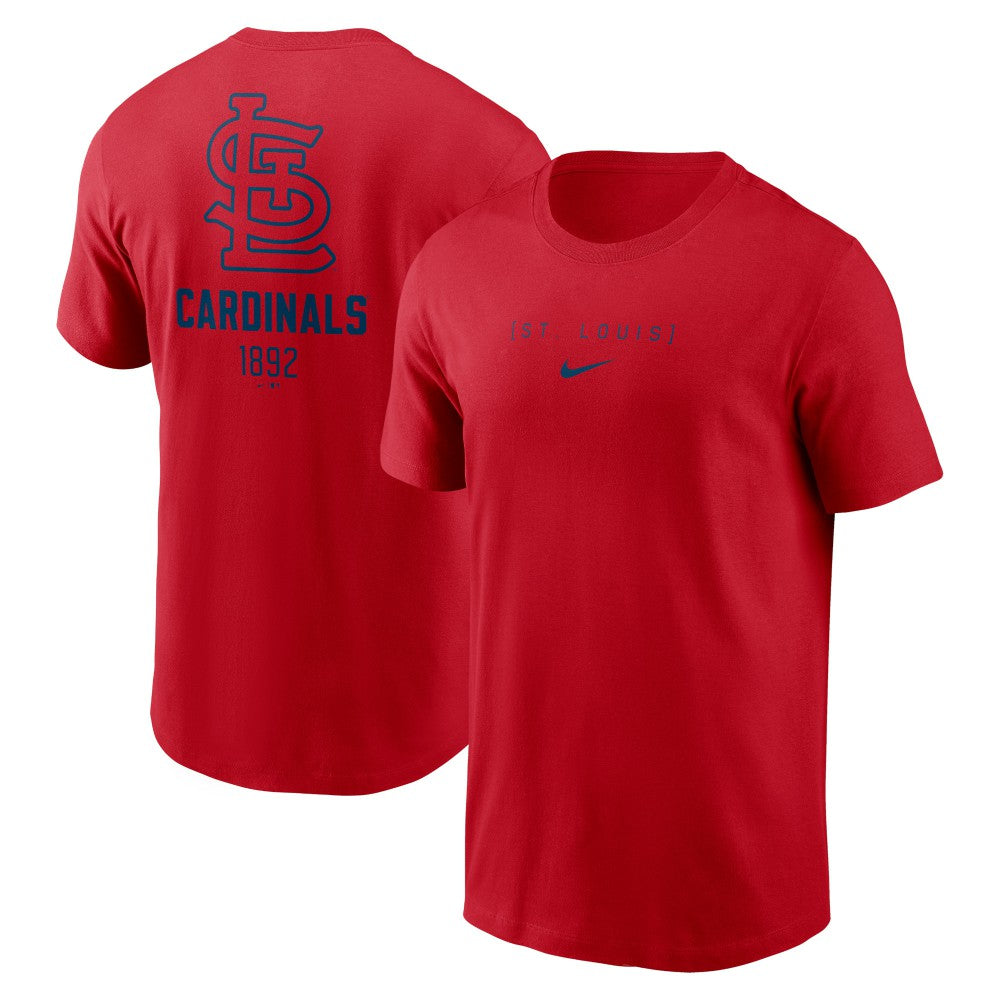 St. Louis Cardinals Nike Large Logo Back Stack T-Shirt discount