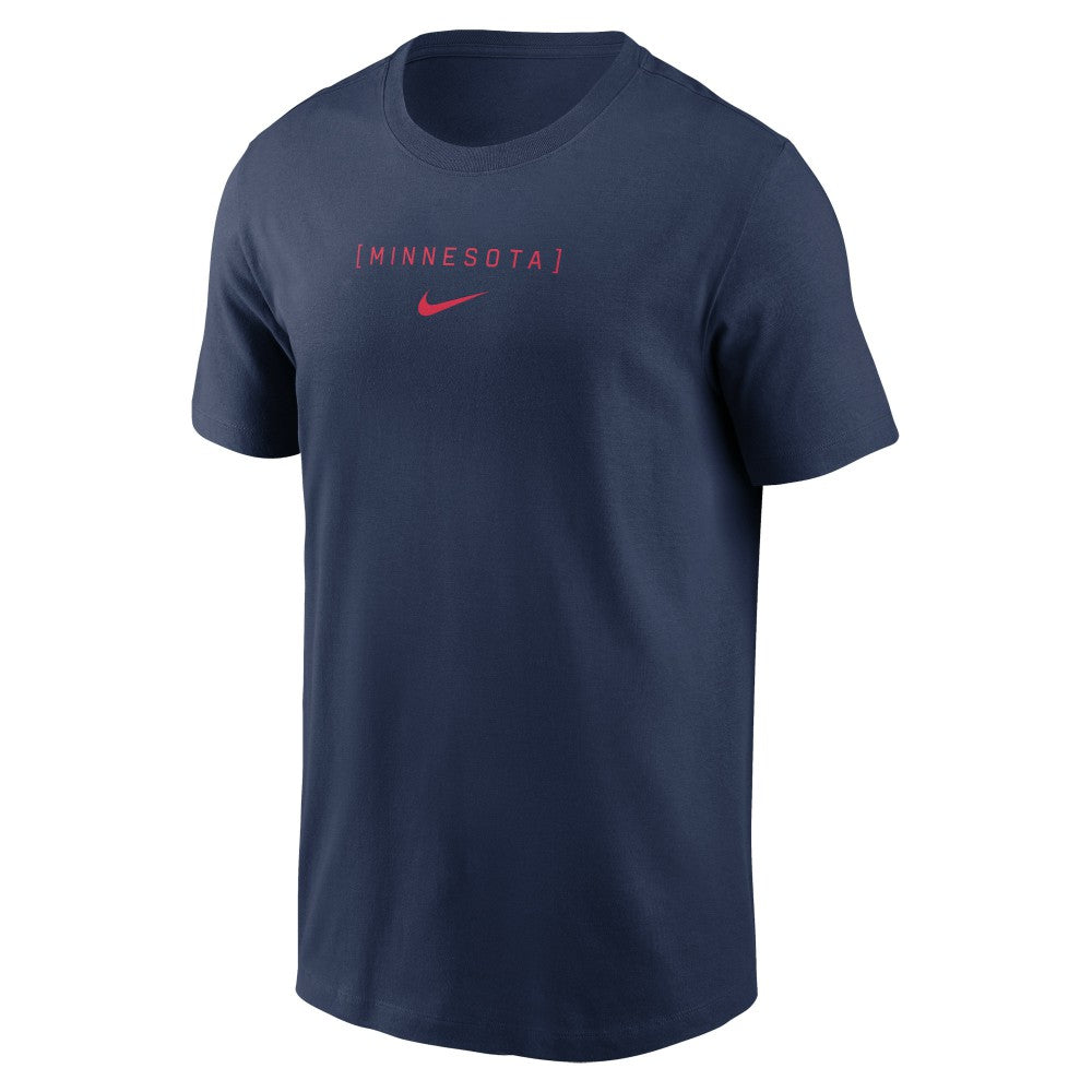 Minnesota Twins Nike Large Logo Back Stack T-Shirt Online