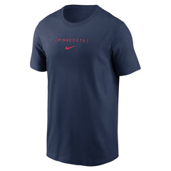Minnesota Twins Nike Large Logo Back Stack T-Shirt Online