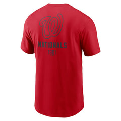 Washington Nationals Nike Large Logo Back Stack T-Shirt Lifestyle