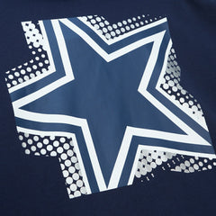 Dallas Cowboys Women's Gridiron Classics Big Face 7.0 Pullover Hoodie Navy - Mitchell & Ness