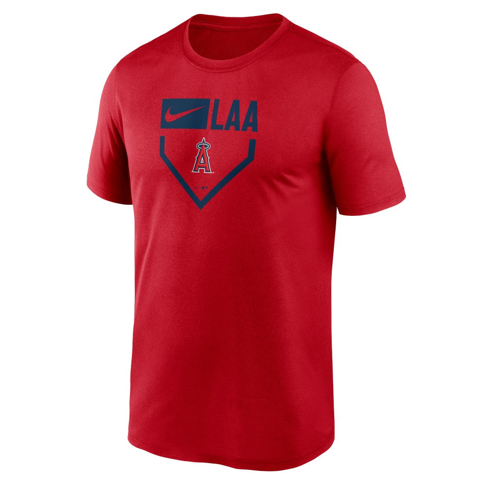 Los Angeles Angels Nike Home Plate Icon Legend Performance T-Shirt On Sale